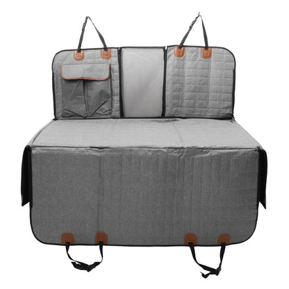 UXCELL Dog Car Seat Cover for Back Seat Waterproof Pet Seat Protector Casual Silod Travel Mats for Dogs Cats