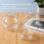 Hamster Sand Bath Container Fully Transparent Hamster Chinchilla Sand Bathroom Plastic Toilet Bathtub For Syrian Hamster