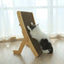 Wooden Cat Scratcher Scraper Detachable Lounge Bed 3 In 1 Scratching Post For Cats Training Grinding Claw Toys Cat Scratch Board
