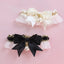 Romantic Summer Dog Collar Bow Tie Pearl Lace Party Cat Necklace for Small Puppy Luxury Designer Chihuahua Pet Neck Accessories