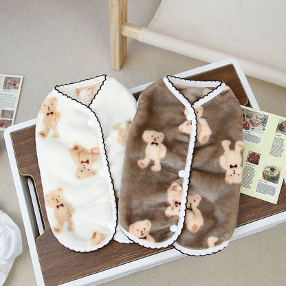 Pet Dog Clothes Winter Fleece Dog Vest Coat Plus Warm Jacket for Small Dogs Cats Clothing Puppy French Bulldog Chihuahua Apparel