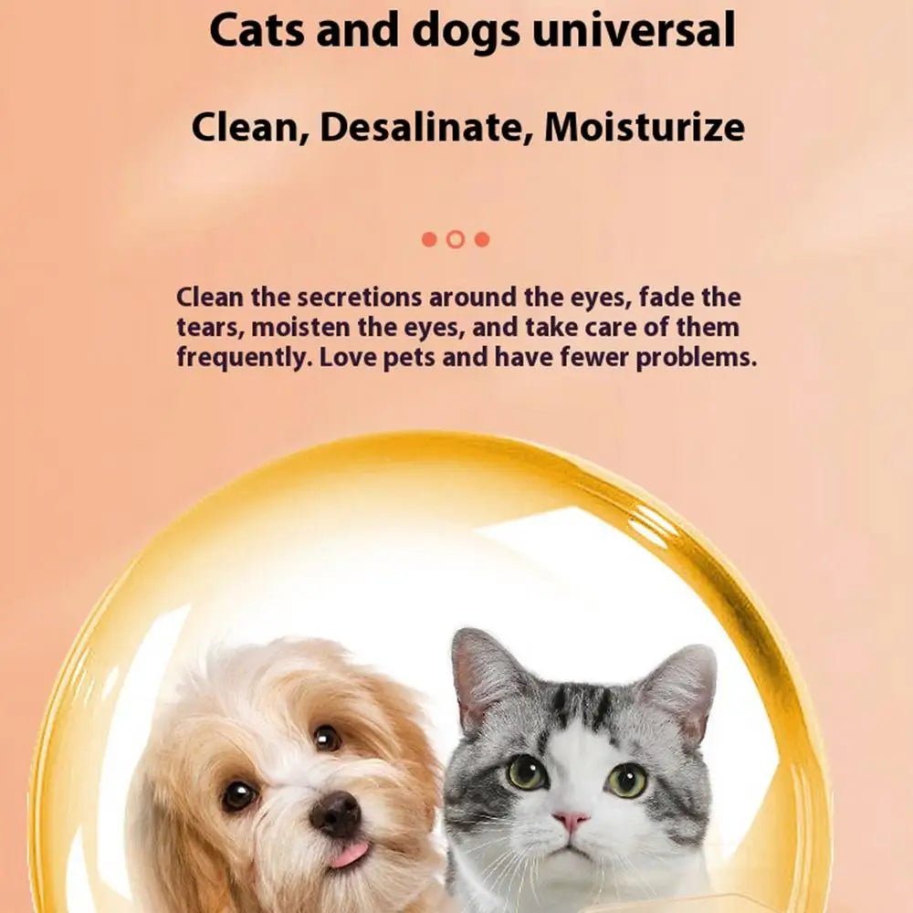 Dog Eye Tear Stain Powder 50g Mild Tear Stain Remover With Brush Pet Eye Cleaning Dogs Cats Health Supplies For Pet Shelter Home