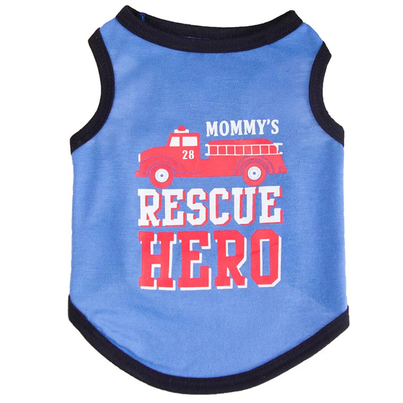 Lovely Cotton Pet Vest for Small Dogs Summer Puppy Dog Cat Clothes Pomeranian Poodle Chihuahua Shirts mascotas Clothing Apparels