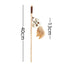 Cat Toy Cat Teaser Sticks Wooden Pole Tease Cat Stick Mouse Bell Tease Cat Stick Cat Self Hi Interactive Cat Toy