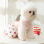 Dog Strawberry Skirt Puppy Summer Clothes Cute Lace Dog Clothing 2024 Chihuahua French Bulldog Dog Suspenders Girls Dog Costume