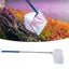 UXCELL Aquarium Fish Net Fishing Fine Net Mini and Shrimp Easy Grip Extendable Stainless Steel Handle Fish Tank Accessories