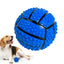 Dog Training Ball Toy Squeaky Treat Ball Interactive Pet Toys Ball Feeder Pet Stimulation Toy Bite-Resistant Puppy Toys