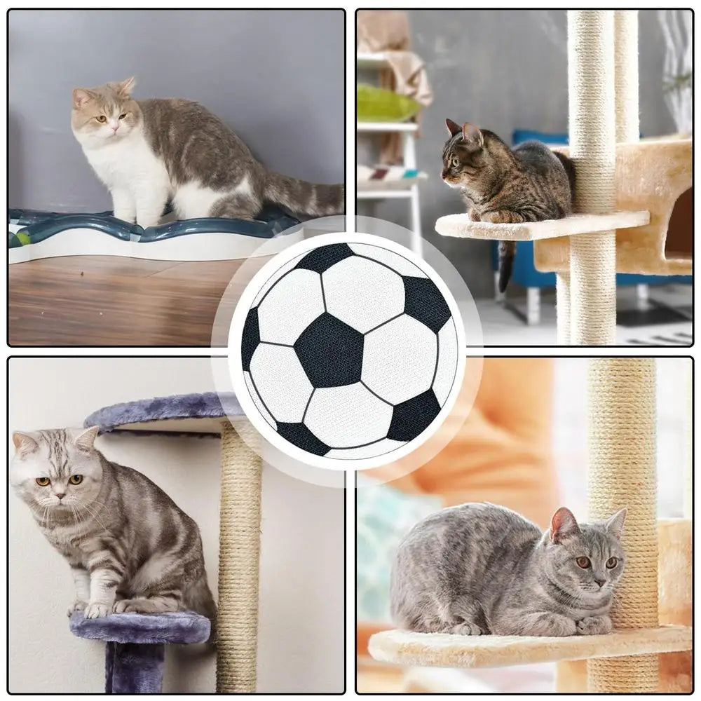 Scratching Pad For Indoor Cats Scratching Mat Corrugated Paper Wall Scratchers Pet Supplies Panda Cactus Football Ghost Pattern