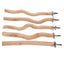 Natural Wood Pet Parrot Raw Wood Fork Tree Branch Stand Rack Squirrel Bird Hamster Branch Perches Chew Bite Toys Stick