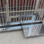 Dog cage, stainless steel square tube  Large bold  Folding square tube metal dog cage with tray Enough cage