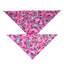 Cartoon Food Print Triangle Dog Collar Bandana Polyester Fade Resistant Pet Accessories Neck Scarf Small Dog Pet Supplies New