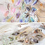 3pcs Kawaii Feather Dragonfly Bird Jellyfish Decorative Stickers Pack Scrapbooking Material Label Diary Phone Journal Planner