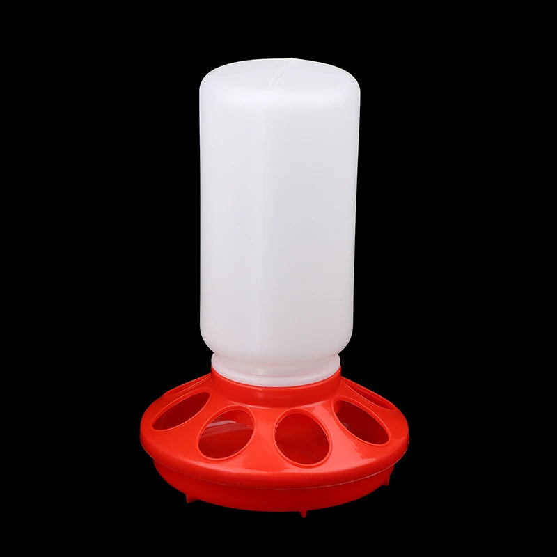 Poultry Thickened Feeder And Drinker Water Food Dispenser Automatic Chicken Birds Chick Waterer Feeding Bucket Container