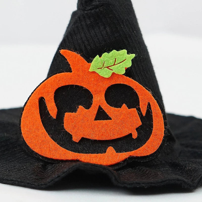 Wizard Hat for Pet Dogs Soft Polyester Lightweight Halloween Cosplay Chihuahua Cat Accessories Animal Pumpkin Bat Pet Products