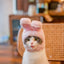 Plush Rabbit Ears Pet Dog Accessories Cosplay Cat Hat Winter Lovely New Year Christmas Puppy Headgear Soft Velvet Pet Supplies