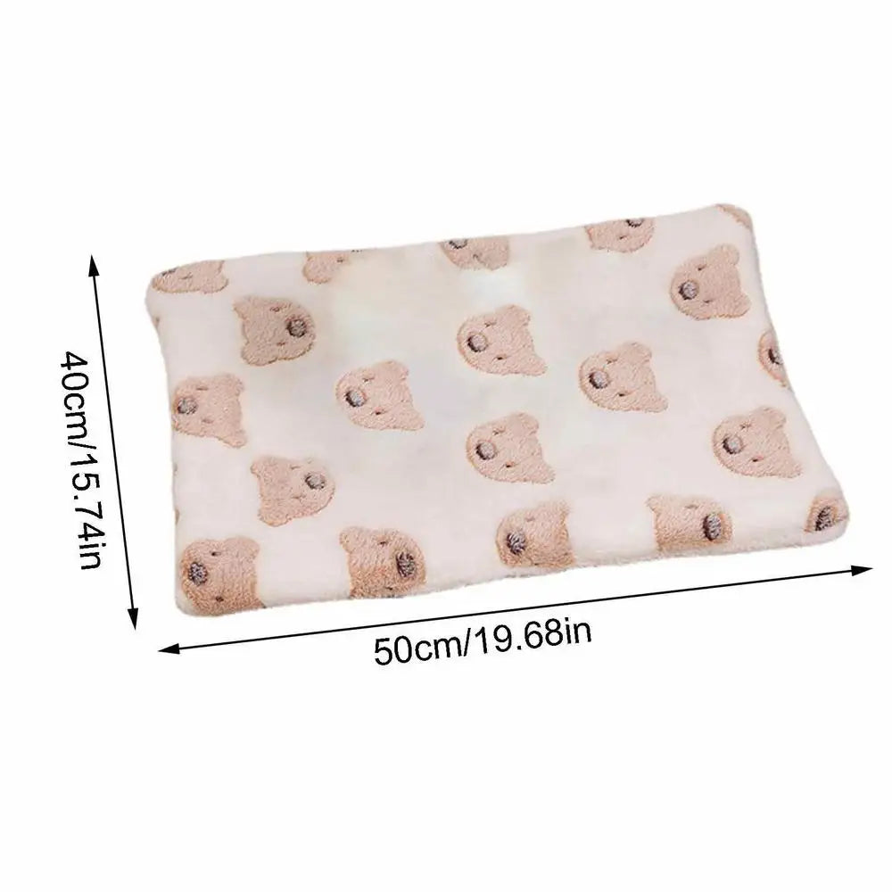 Cozy Cat Calming Blanket Super Soft And Warm Flannel Pet Blankets Soft And Warm Machine Washable Sleeping Mat For Dogs Cats Cold
