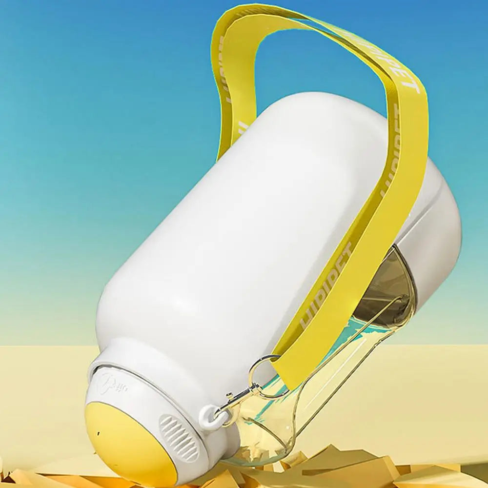 Dog Travel Water Bottle Portable Dog Drinking Bottle Large Capacity Dog Water Dispenser 2 in 1 Puppy Drinking Leak Proof Bowl