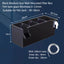 Black Fish Tank External Filter Box Acrylic Filter Dry and Wet Separation Small Silent External Suspend Aquarium Drip Overflow