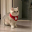 45cm Cat New Year Scarf Pet Accessories Kitten Christmas Winter Bib Birthday Dog Bichon Scarf Soft And Comfortable Fabric Cute P