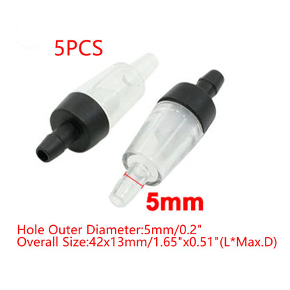 UXCELL Aquarium Air Pump Non-Return Check Valve CO2 Fish Tank One Way Oxygen Pump Hose Tracheal Check Valve Pipe Accessories
