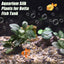 UXCELL Aquarium Artificial Plants Simulation Water Weeds Decorative Aquarium Decor Sets for Fish Tank Decoration Accessories