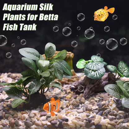 UXCELL Aquarium Artificial Plants Simulation Water Weeds Decorative Aquarium Decor Sets for Fish Tank Decoration Accessories