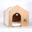 Factory straight hair, high-grade wooden cat litter, kennel, delivery room, universal in all seasons, environmentally friendly