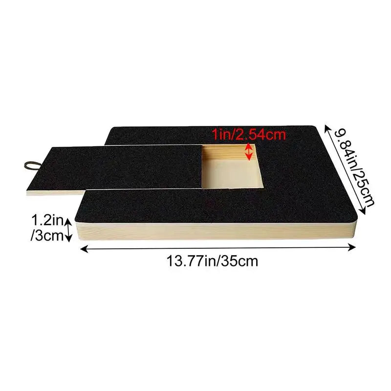 Pet Wooden Dog Scraper Pad With Sandpaper Pull-Out Pet Nail Grinder Board Dog Scratch Toy Ensures Protection Pet Supplies