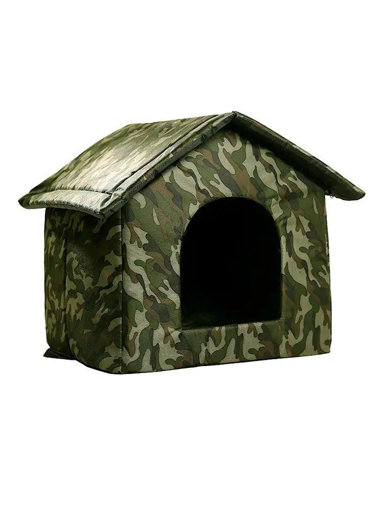 Outdoor Dog Bed Waterproof Roof Bed Waterproof Warm Dog Kennel Winter Tent Dog Nest Thickened Cold-Proof Nest Cat House