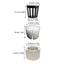 Aquarium Plant Weights Ceramic Water Plant Weights Pot Anti-Floating Aquarium Decoration Fish Tank Landscape Decoration
