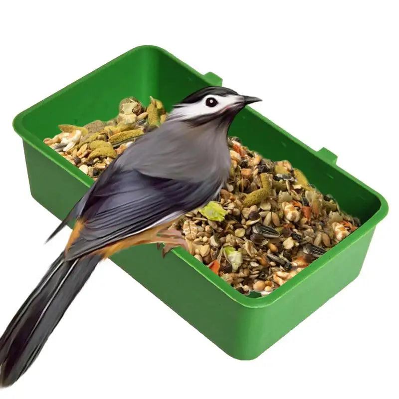 Bird Parrot Bathing Tub Bathtub Shower Box Hanging Cage Decor Small Animal Pet Bird Cleaning Tool Pet Bird Bathing Supplies