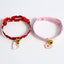 Pet Supplies Accessories for Cats Adjustable Cat Necklace for Kitten Puppy Small Dog Cat Breakaway Bell Collar with Cute Pendant