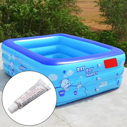 Inflatable Boat Repair Kit - PVC Adhesive Patches for Waterbed Air Mattress Swimming Toy and Inflatable Boat Repair Glue