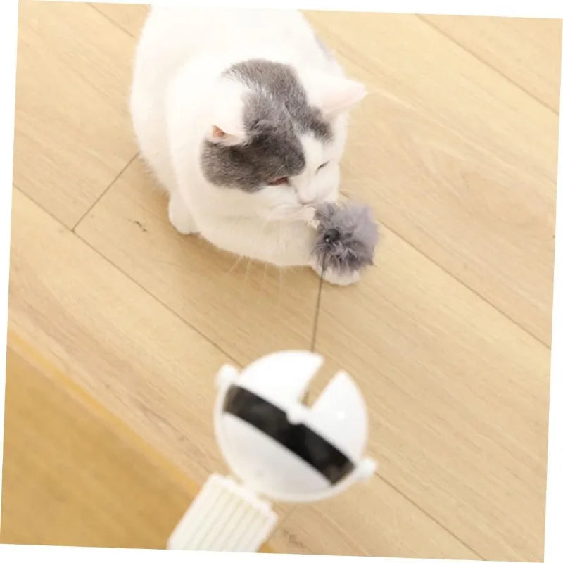 Cat toys interactive cat toys, cat teasing toy lifting ball, automatic lifting cat toy, electric fluttering cat rotating toy
