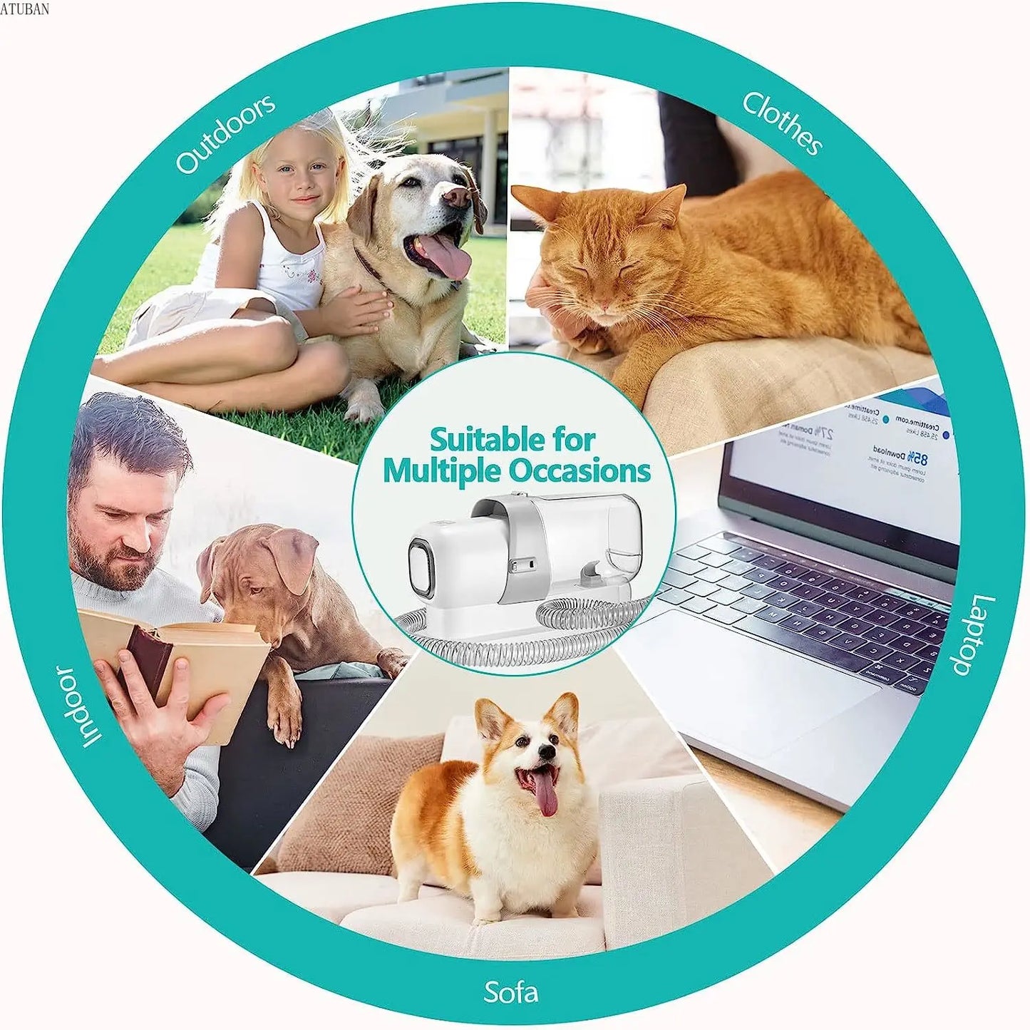 Ultimate Pet Grooming Vacuum Kit