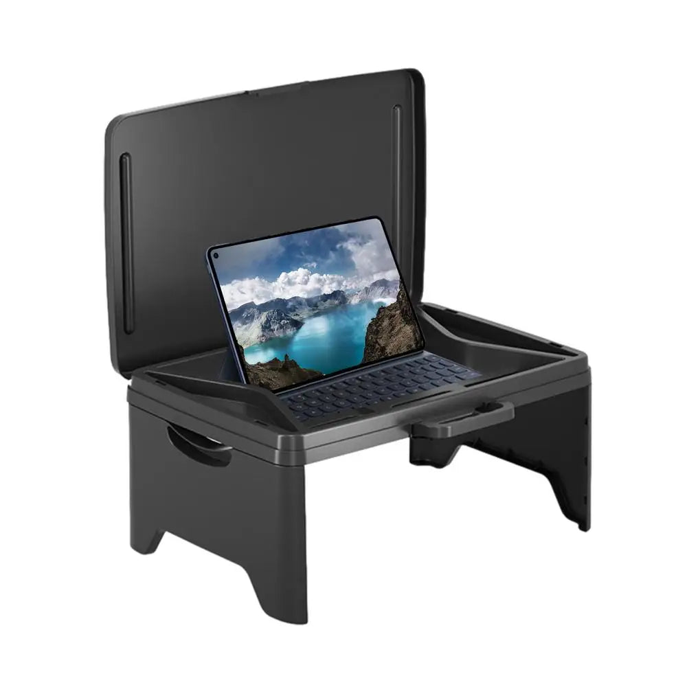 Foldable Laptop Table For Bed Bed Table Tray Folding Car Lap Desk Multi-function Portable Car Seat Table Tray Food Trays For