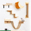 Cat Hammock Cat Climbing Shelf Cat Perch Big Platform For Pet Observing & Relaxing Cats Tree Tower Furniture With Guardrails