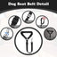 Pet car safety rope ring dog car safety belt rear seat towing rope