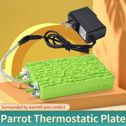 5W Bird Perches Heating Bird Perch Platform Safe Bird Perch Standing Warmer Pet Heated Toy For Birds Parrot Hamsters Chinchillas