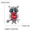 Rhinestone Owl Brooch for Women Unisex Glass Animal Pin Bird Lapel Pins Banquet Party Backpack Gifts Jewelry Accessories