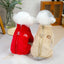 Dog Fuzzy Velvet Pajamas Dog Winter Clothes Soft Warm Coat Jumpsuit with Zipper for Small Dogs Boy Girl Pet Cat Doggy Apparel