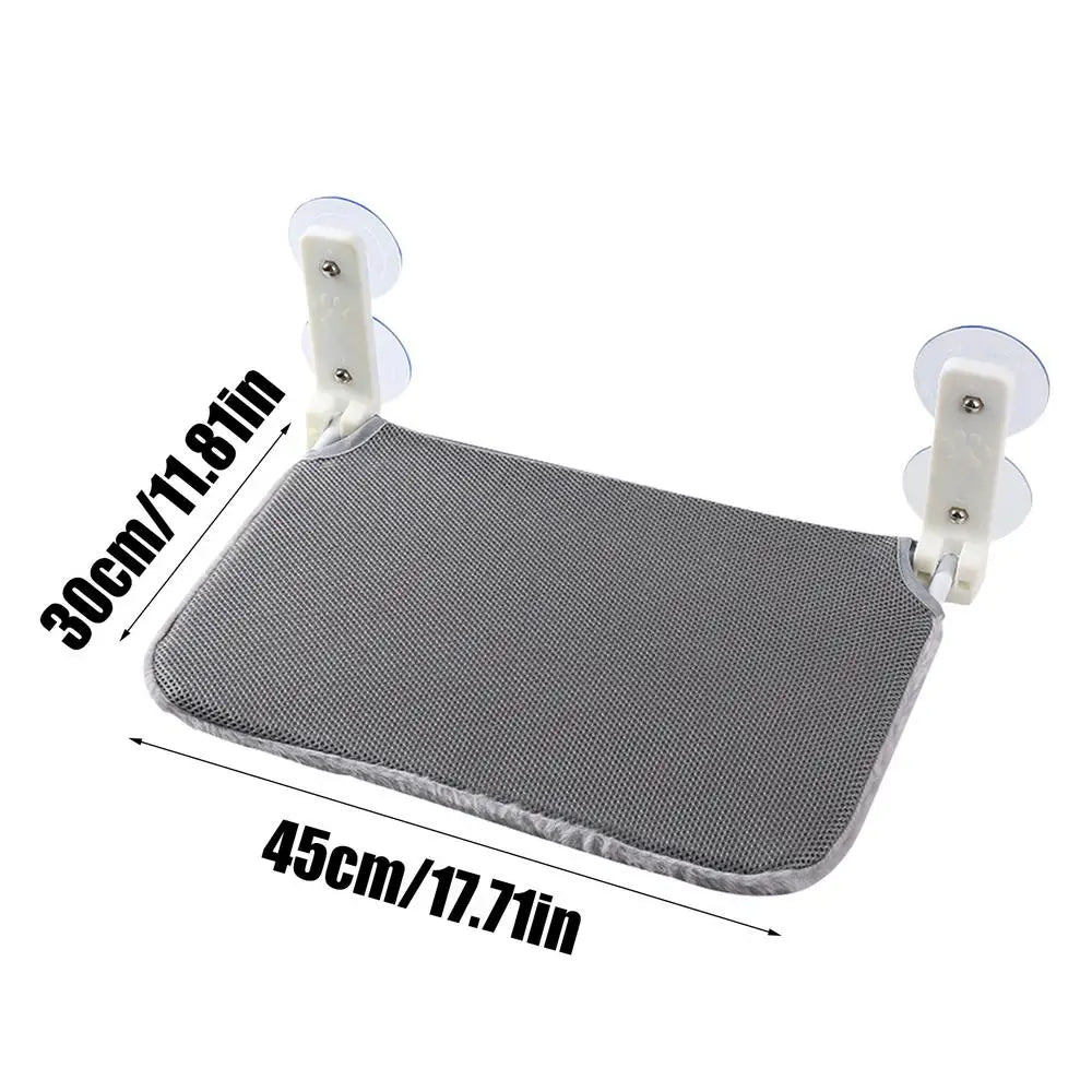 Reptile Window Perch Foldable Suction Cup Hammock Reusable Lizard Bed Breathable Chameleon Perch for Resting Sleeping Playing