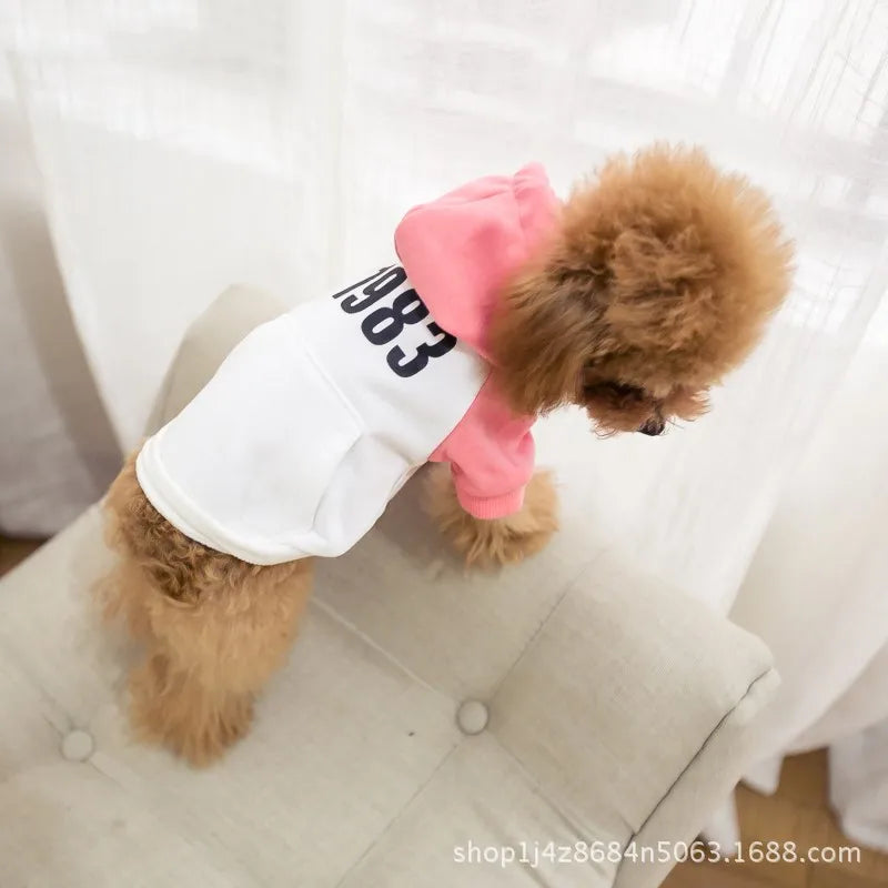 Parent-child Wear Dog Clothes for Small Dogs  Dog Hoodie  Dog Costume  Pet Clothes Spring and Autumn Breathable Keep Warm