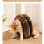 Organ cat scratch board foldable cat toy with bell for self fun and relaxation, cat scratch resistant corrugated paper, scratch