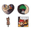 Funny Animal Sets Enamel Pins Cartoon Anime Figure Ghost Spooky Cute Cat Bird Brooches Backpack Lapel Badge Punk Jewelry Gifts