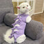 Cat Recovery Suit Breathable Cat Surgery Recovery Suit Onesies Female Kitty Castration Abdominal Wound Recovery Clothing Outfits