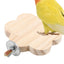 Bird Perches for Cage Natural Wooden Platform Stand for Parrot Bird Perch Stand Toy Stand Playground Budgie Toys Parakeet Cage