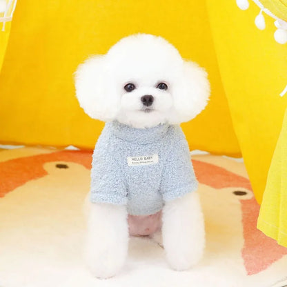 Winter Dog Warm Clothes Pet Dog Sweater for Small Dogs Plush Dog Coat Soft Puppy Jacket Chihuahua Bichon Clothing Cat Clothes