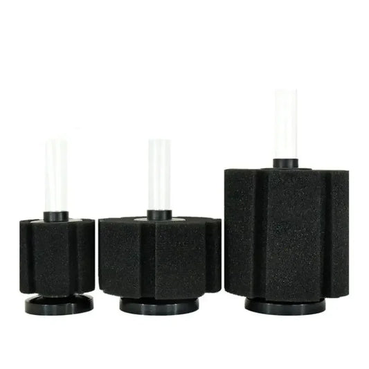 Black Aquarium Spong Filter for Fish Tank Air Pump Skimmer Biochemical Sponge Filter Aquarium Bio Filters Filtro Aquario Supply