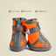 4pcs Waterproof Dog Shoes Anti-slip Rain Boots Footwear Protector Breathable Reflective Booties for Small Dogs Pet Puppy Socks